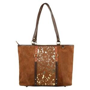 Brown Leather Tote Bag